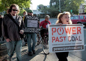 Coal Protest Oct 8, 2012