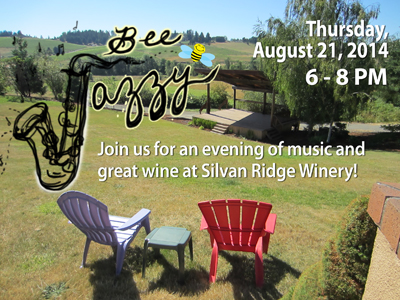 Silvan Ridge Winery - Bee Jazzy - Aug. 21, 2014