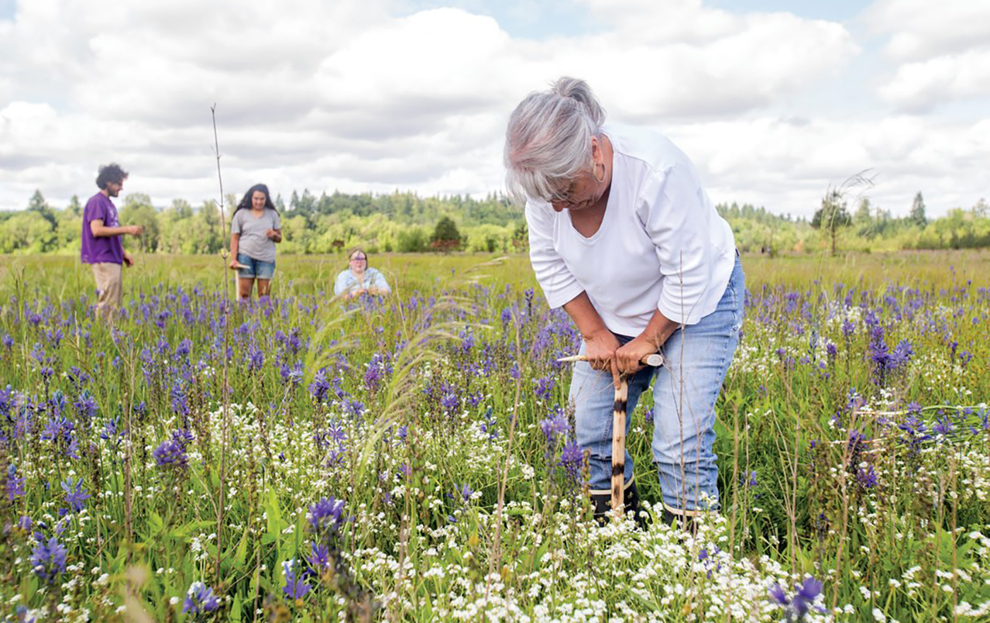 Liz Dally_volunteer@MetroGovernment_NativePlantNursery_Quamash_1400px