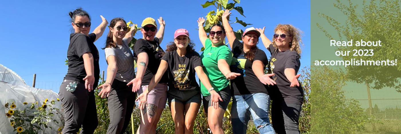 Celebrate with us our latest environmental justice victories of 2023! GardenWomen_TaDa-CROP_w-Text_1400px