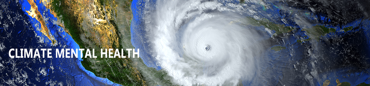 hurricane approaching the American continent visible above the E