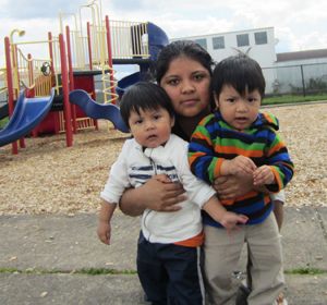 Mother with Children at Lark Park