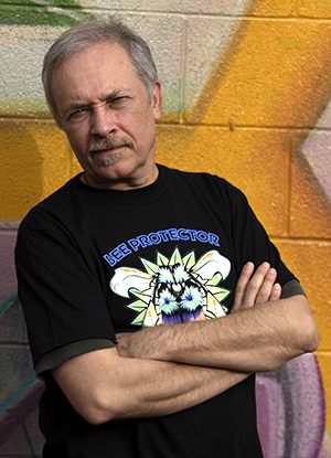 John Jordan-Cascade, Website Manager JJC_w_BeeShirt_IMG_5574_BEST_300x415px